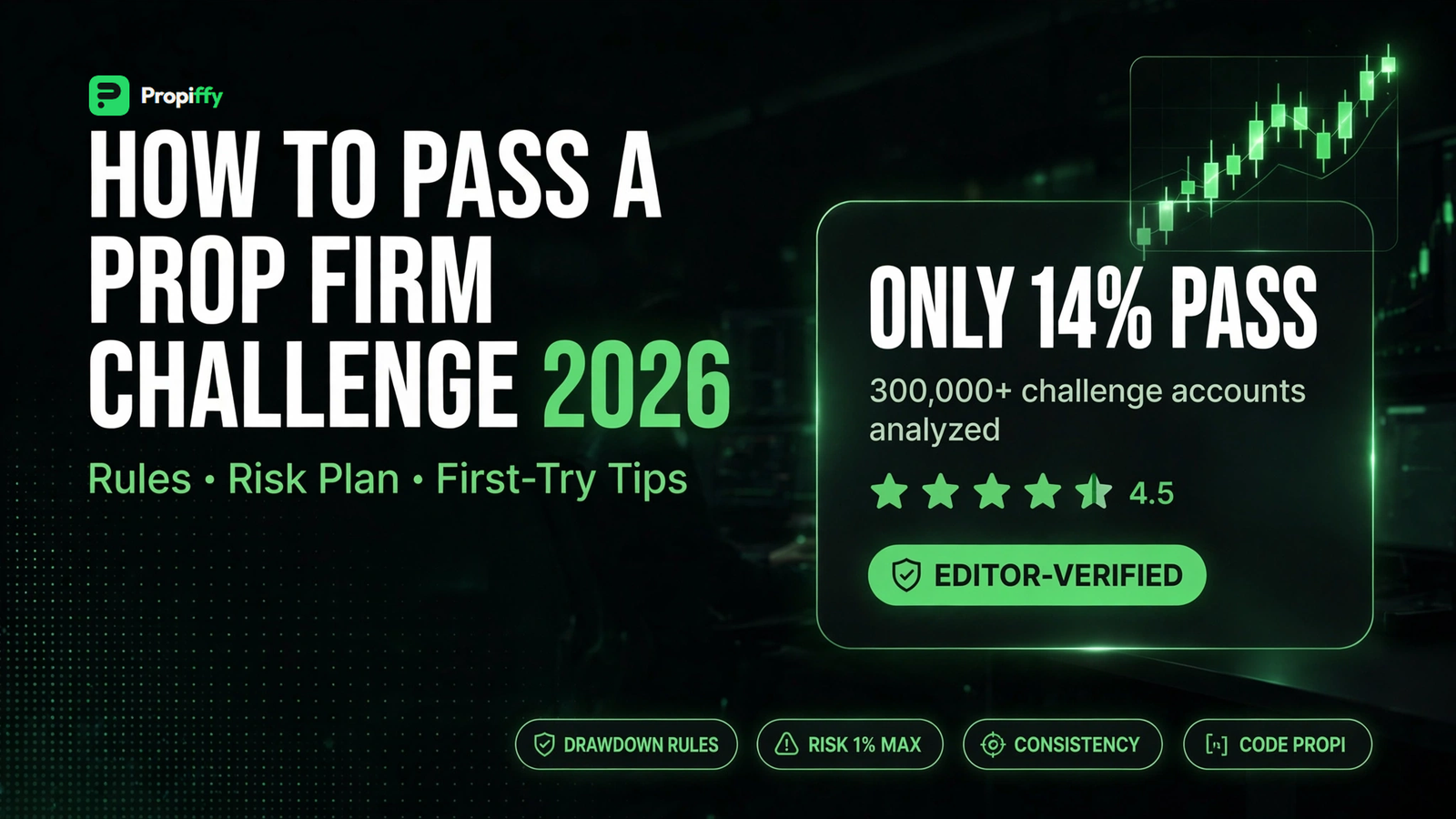 How to Pass a Prop Firm Challenge on the First Try (2026 Guide)